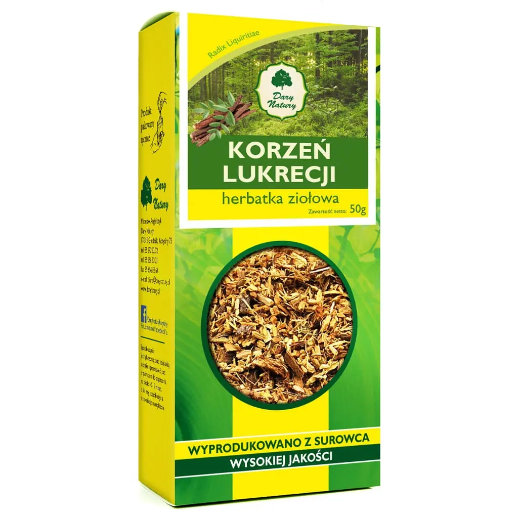 Lukrecja korzeń Dary Natury, 50g