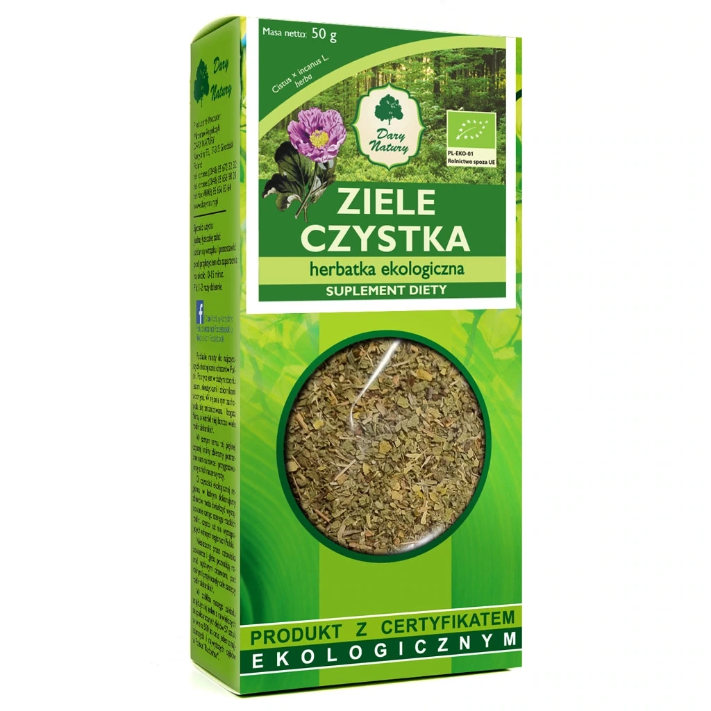 Czystek (suplement) EKO Dary Natury, 50g