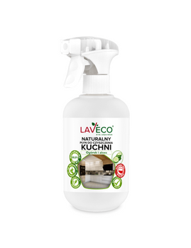 Naturalny płyn do czyszczenia kuchni - ogórek i aloes Laveco, 0,5 l