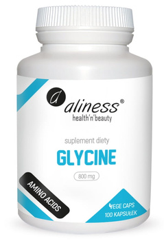GLYCINE 800 mg Vege Aliness, 100 kaps.