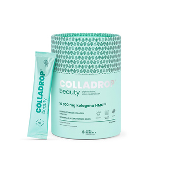 Colladrop® Beauty, kolagen HMG™ 10000 mg, mojito Aura Herbals, saszetki 30 szt.