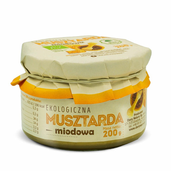 Musztarda miodowa EKO Dary Natury, 200g