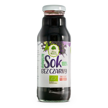 Sok z czarnego bzu EKO 100% Dary Natury, 270ml