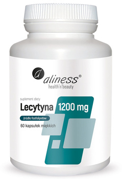 Lecytyna 1200mg Aliness, 60 kaps.