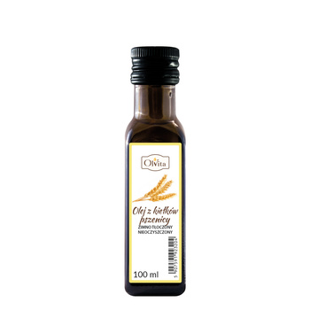 Olej z kiełków pszenicy zimnotłoczony Olvita, 100 ml