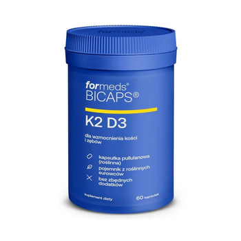 Bicaps K2 D3 ForMeds, 60 kapsułek