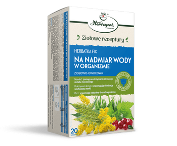 Herbatka Fix Na Nadmiar Wody W Organizmie Herbapol Kraków, 20x2g
