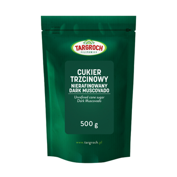 Cukier trzcinowy nierafinowany - dark muscovado, 500g
