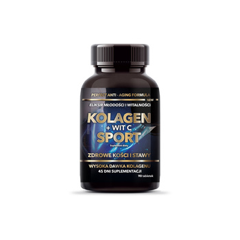 Kolagen + wit C SPORT Intenson, 90 tabletek