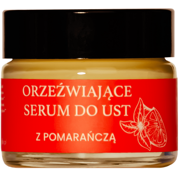Orzeźwiające serum do ust z pomarańczą Mglife, 15ml