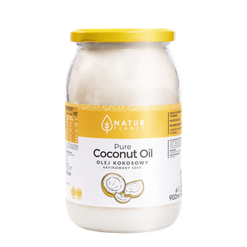 Olej Kokosowy rafinowany Natur Planet, 900 ml