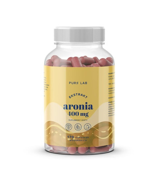 Ekstrakt z aronii 400 mg Pure Lab, 170 kaps.