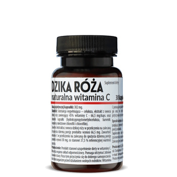 DZIKA RÓŻA Herbapol Kraków, 30 kapsułek