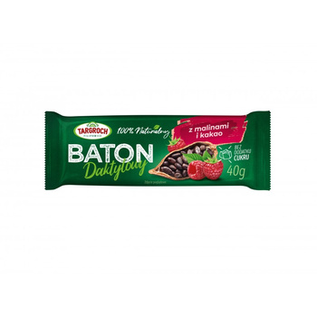 Baton daktylowy z malinami i kakao Targroch, 40g