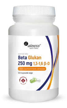 Beta Glukan 250mg Vege Aliness, 100 kaps.