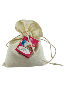 Himalajska sól do kąpieli z płatkami róż w bawełnianym woreczku Zdrowie Natury, 500g