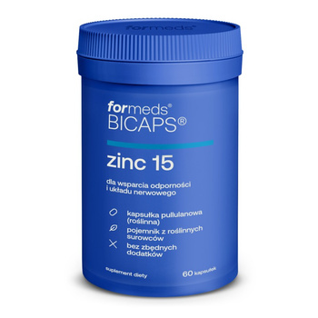 Bicaps Zinc-15 ForMeds, 60 kapsułek