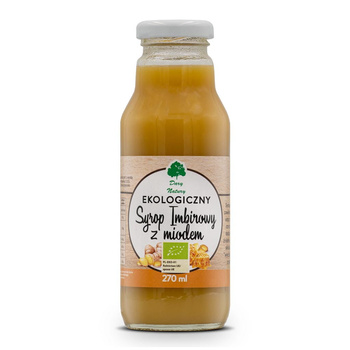 Syrop imbirowy z miodem EKO Dary Natury, 0,27l