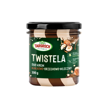 Krem TWISTELA kakowo-orzechowo-mleczny Targroch, 300g