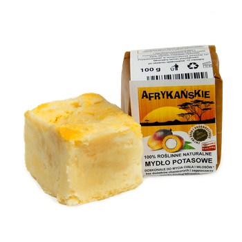 Mydło potasowe kostka Afrykańskie Powrót do Natury, 100 g