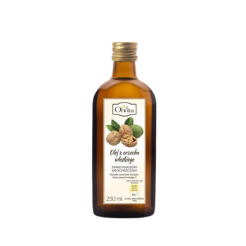 Olej z orzecha włoskiego zimnotłoczony Olvita, 250 ml