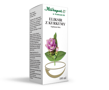 Eliksir Z Kurkumy Herbapol Kraków, 100ml