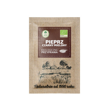 Pieprz czarny mielony EKO Dary Natury, 15g