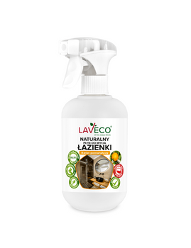 Naturalny płyn do czyszczenia łazienki - kwiat pomarańczy Laveco, 0,5 l