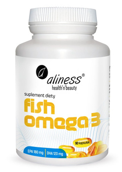Fish Omega 3 180/120 mg Aliness, 90 kaps.