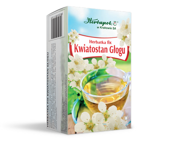 Herbatka Fix Kwiatostan Głogu Herbapol Kraków, 20x1,5g