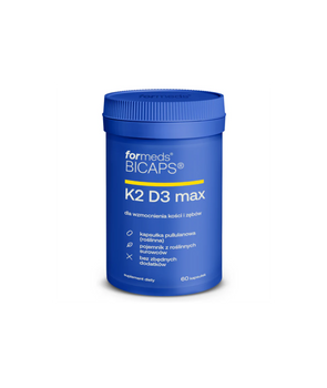 Bicaps K2 D3 MAX ForMeds, 60 kapsułek