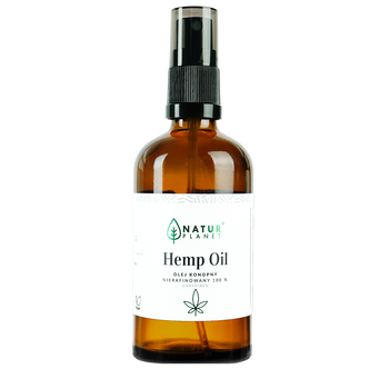 Olej Konopny Nierafinowany Natur Planet, 100ml