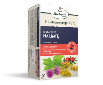 Herbatka Fix Na Limfę Herbapol Kraków, 20x2g