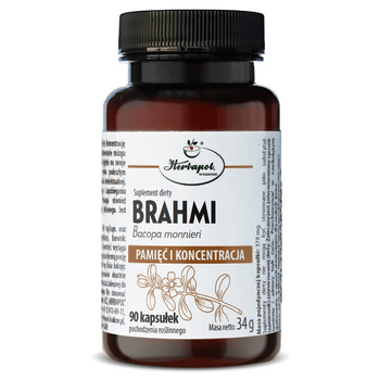 BRAHMI (Bacopa) Herbapol Kraków, 90 kapsułek