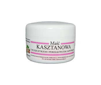 Maść kasztanowa z ruszczykiem i perełkowcem japońskim Farm-Vix, 50ml