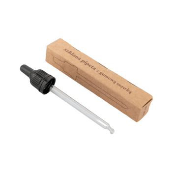 Pipeta szklana z gumową ssawką Olvita, 100 ml