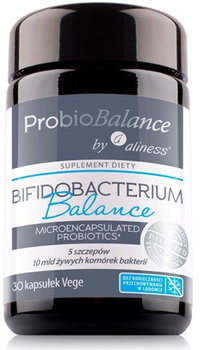 Bifidobacterium Balance 10 mld. Vege ProbioBalance Aliness, 30 kaps.