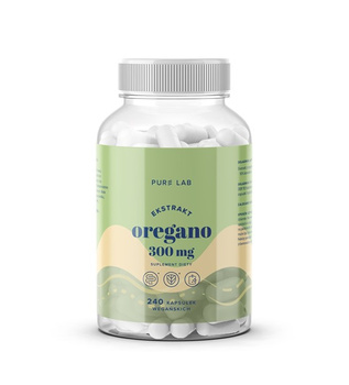 Ekstrakt z oregano 300 mg Pure Lab, 240 kaps.