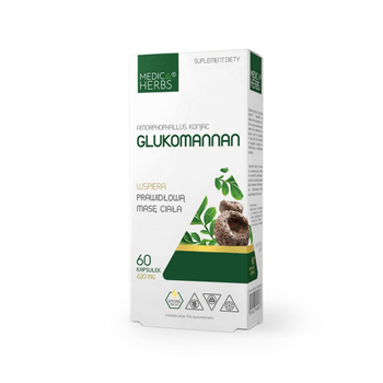 Glukomannan Medica Herbs, 60 kapsułek.