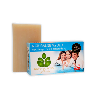 Naturalne Mydło hipoalergiczne dla całej rodziny Powrót do Natury, 100 g