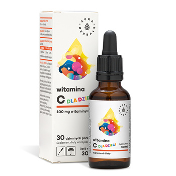 Witamina C Dla Dzieci, 100mg Aura Herbals, 30ml