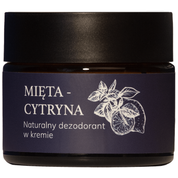 Mięta - cytryna naturalny dezodorant w kremie Mglife, 50ml