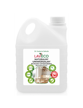 Naturalny uniwersalny płyn do czyszczenia - bezzapachowy Laveco, 2l