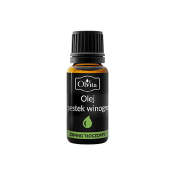 Mini olej z pestek winogron zimnotłoczony Olvita, 10 ml