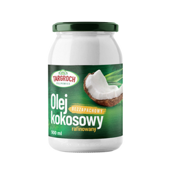 Olej kokosowy rafinowany bezzapachowy Targroch, 900ml