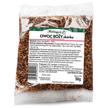 Owoc Róży Skórka Herbapol Kraków, 50g