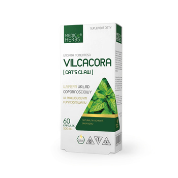 Vilcacora 60 kapsułek – koci pazur | Medica Herbs | Odporność