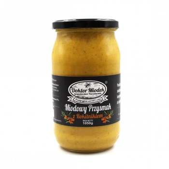 Miodowy Przysmak z rokitnikiem Doktor Miodek, 1050g