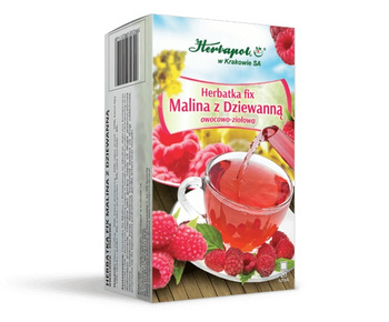 Herbatka Fix MALINA Z DZIEWANNĄ Herbapol Kraków, 20x2g