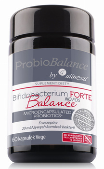Bifidobacterium Forte Balance 20mld Vege ProbioBalance Aliness, 60 kaps.